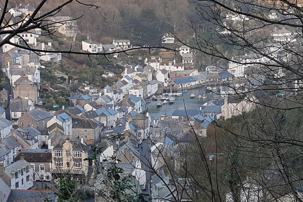 Bijou Coastal Apartment In Polperro With Hot Tub Onsite Parking Downhill Walk To Village Esterno foto