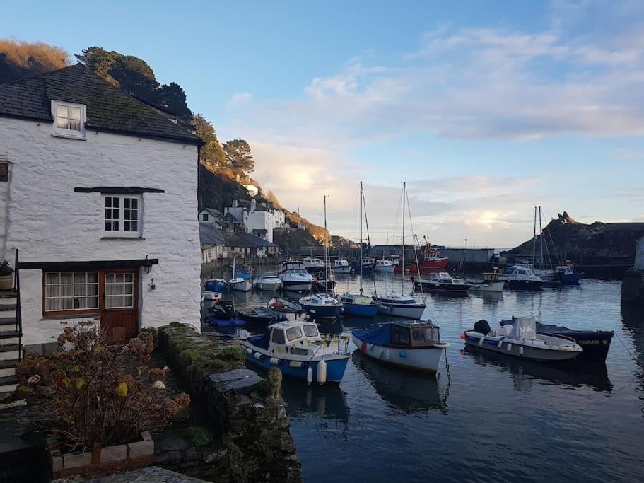 Bijou Coastal Apartment In Polperro With Hot Tub Onsite Parking Downhill Walk To Village Esterno foto